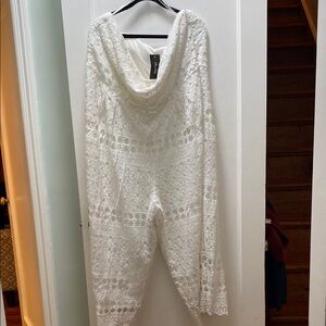 White Lace Jumpsuit